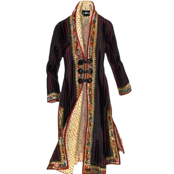 J Peterman Tamerlane Indian Coat. Size 14. EUC - Picture 2 of 8